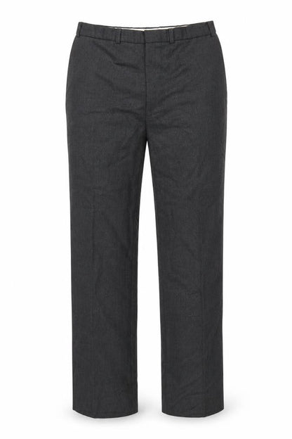 St Michael Men’s Grey Wool Blend Dress Trousers 40in 33in Leg Vintage