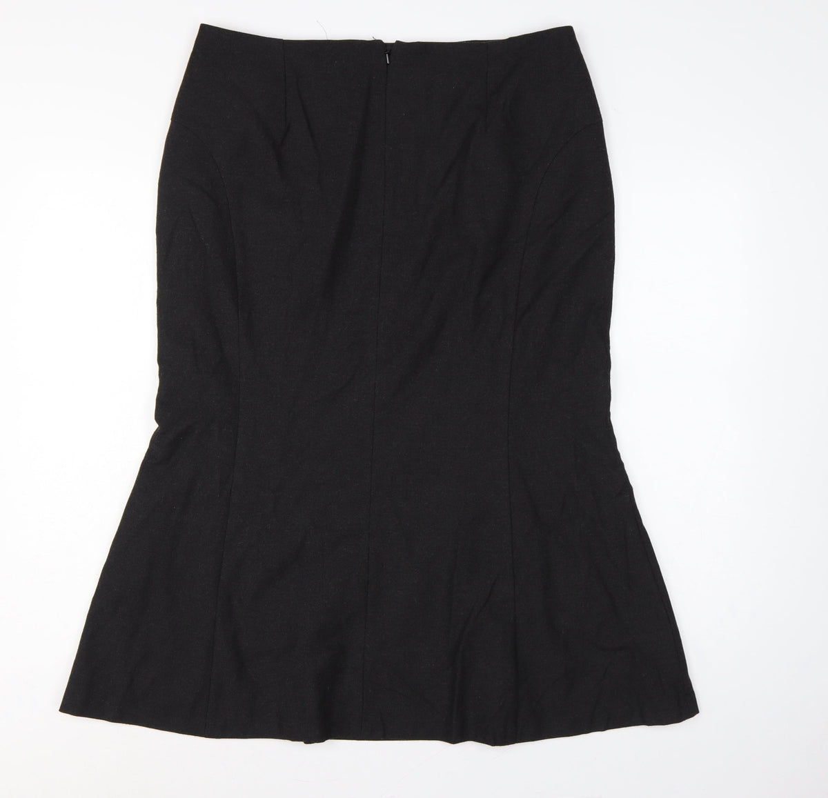 Precis Petite Women Black UK 16 Knee Length Trumpet Workwear Skirt