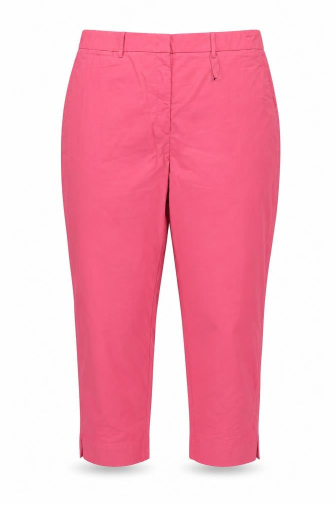 Marks & Spencer Women Pink Size 20 Short Tapered Chino Trousers