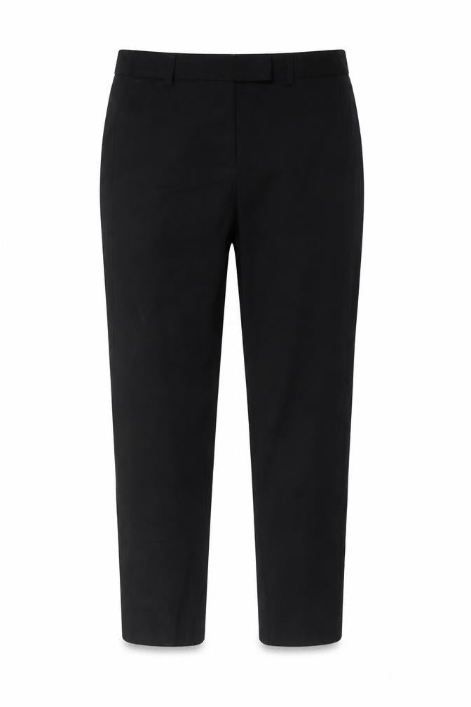Marks & Spencer Women Black UK 10 Tapered Tailored Work Trousers