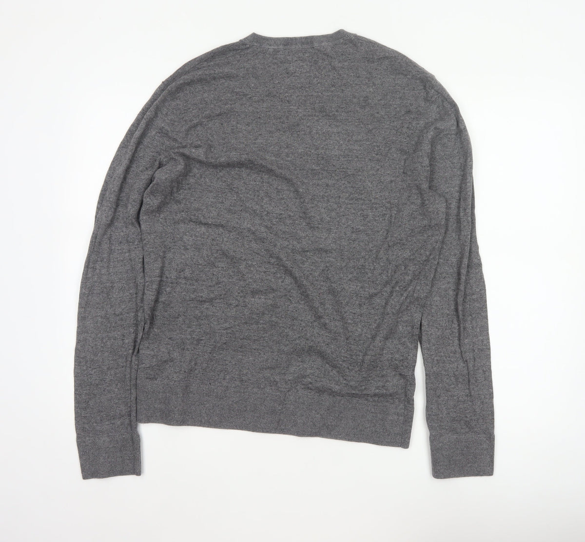 GAP Men’s Grey M Crew Neck Cotton Blend Knit Pullover Jumper
