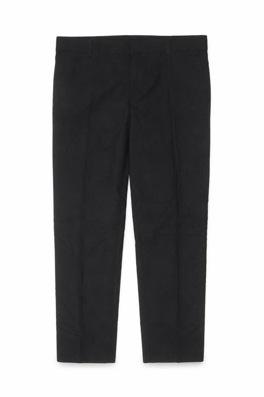 Marks & Spencer Boys Black 15-16 Years Slim Fit School Formal Dress Trousers 31in
