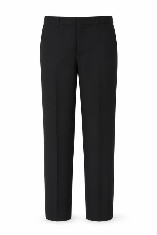 Marks & Spencer Boys Black 11-12 Years Slim Leg School Trousers