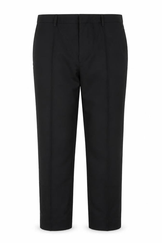 Marks & Spencer Boys Black 17-18 Years Slim Fit School Dress Trousers NWT