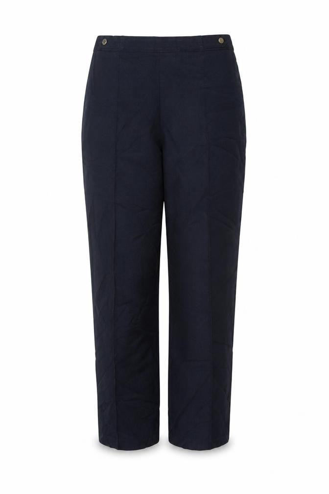 Marks & Spencer Women’s Black UK 16 Short Straight Leg Elastic Waist Trousers