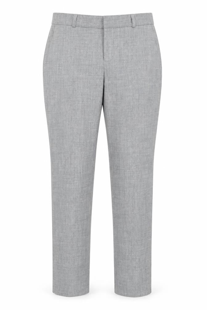 Banana Republic Women Grey UK 6 Petite Ryan Tailored Dress Trousers