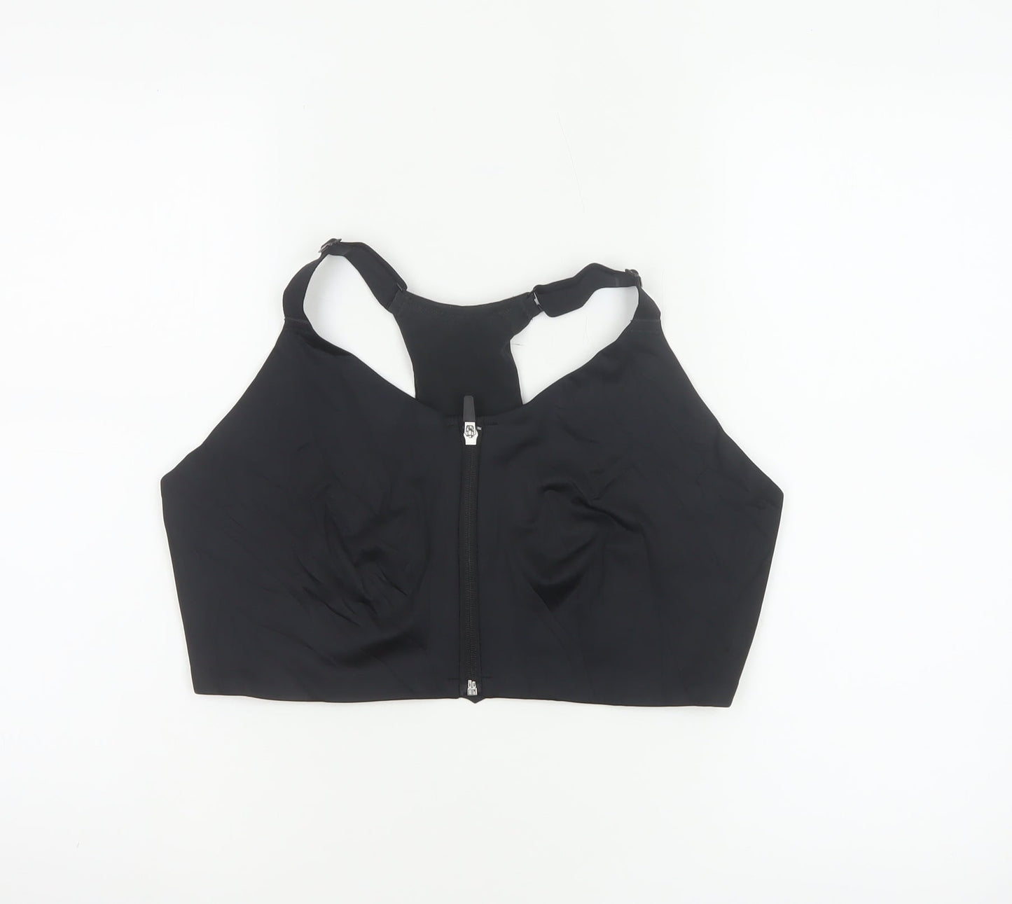 Marks & Spencer Goodmove Women’s Black 42C High Support Zip Front Sports Bra