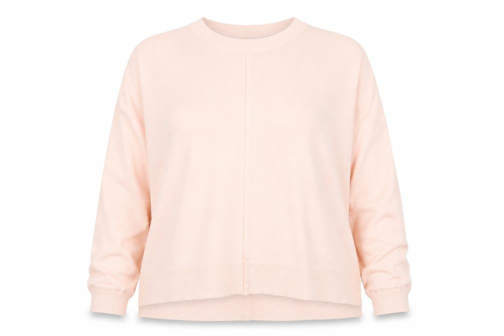 John Lewis Women’s Pink Size 16 Crew Neck Long Sleeve Knit Jumper
