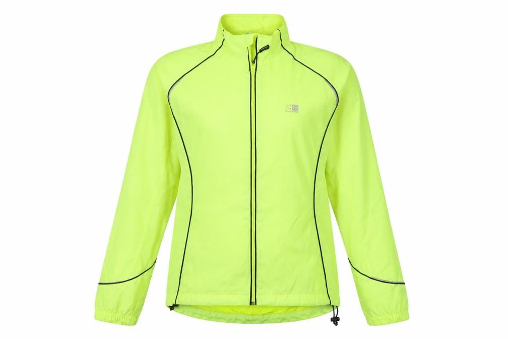 Karrimor Women’s Yellow UK 14 Running Windbreaker Reflective Full Zip