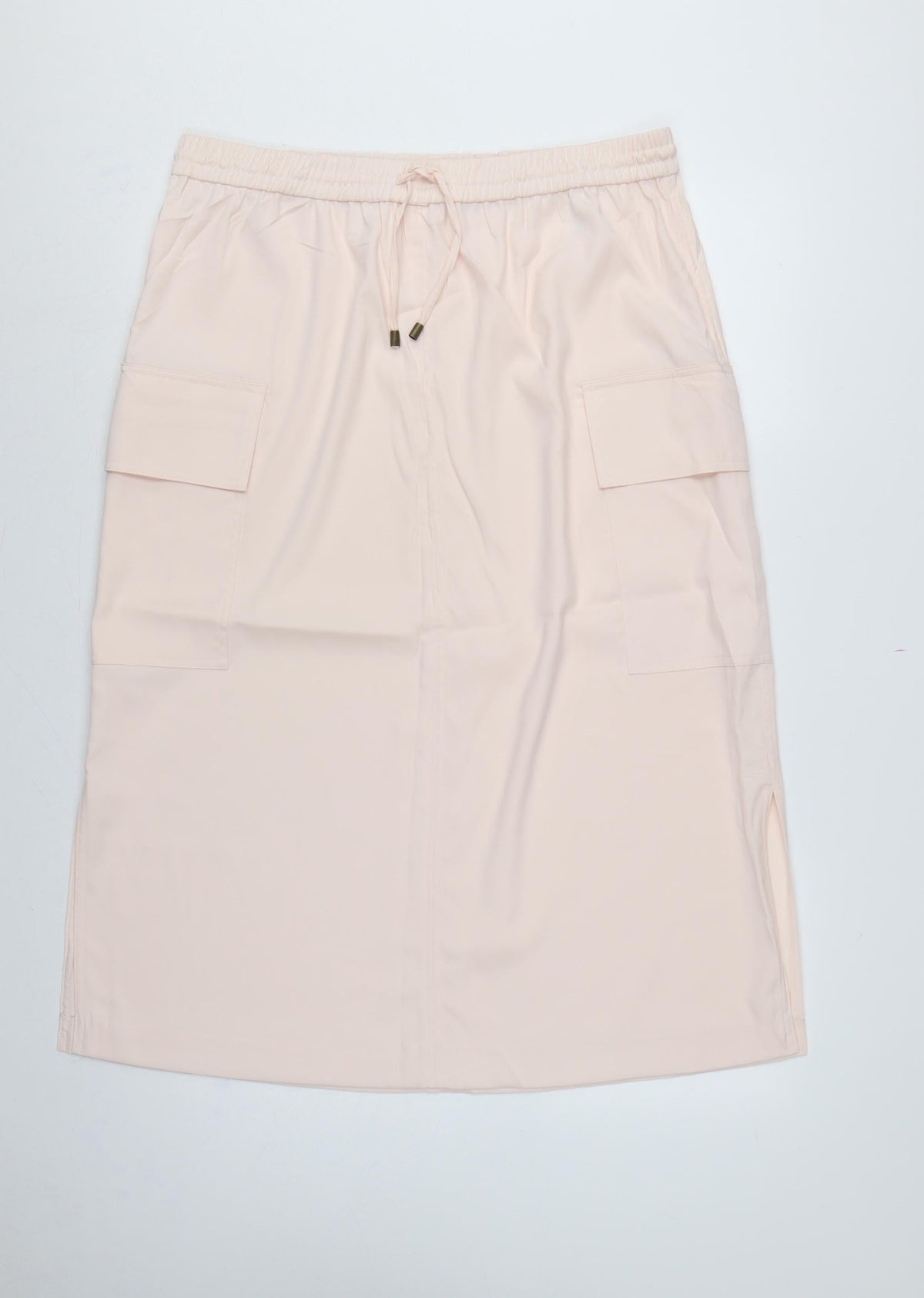 Marks & Spencer Women Pink UK 10 Cargo Midi Skirt Pockets