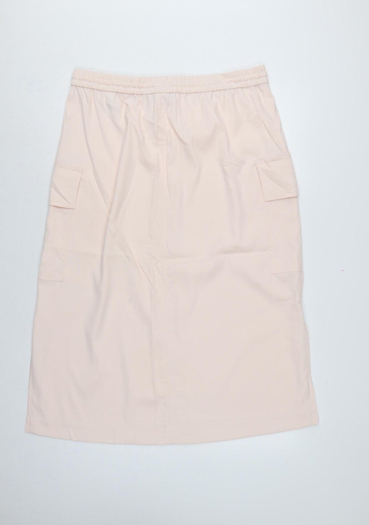 Marks & Spencer Women Pink UK 10 Cargo Midi Skirt Pockets