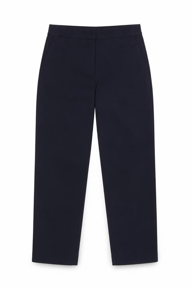 Marks & Spencer Women Blue UK 8 High Rise Tapered Trousers