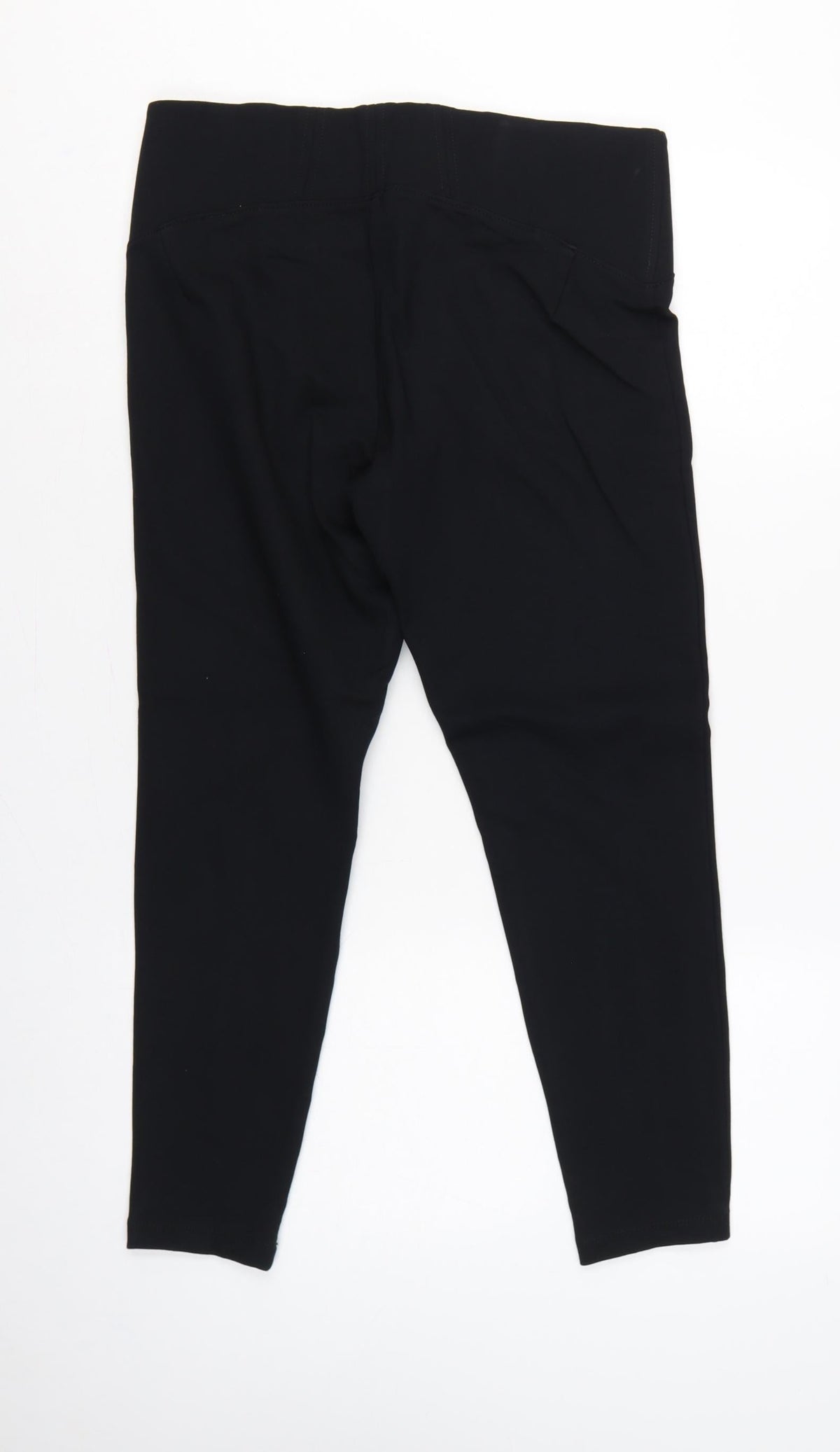 Marks & Spencer Women Black Size 14 Short High Rise Leggings