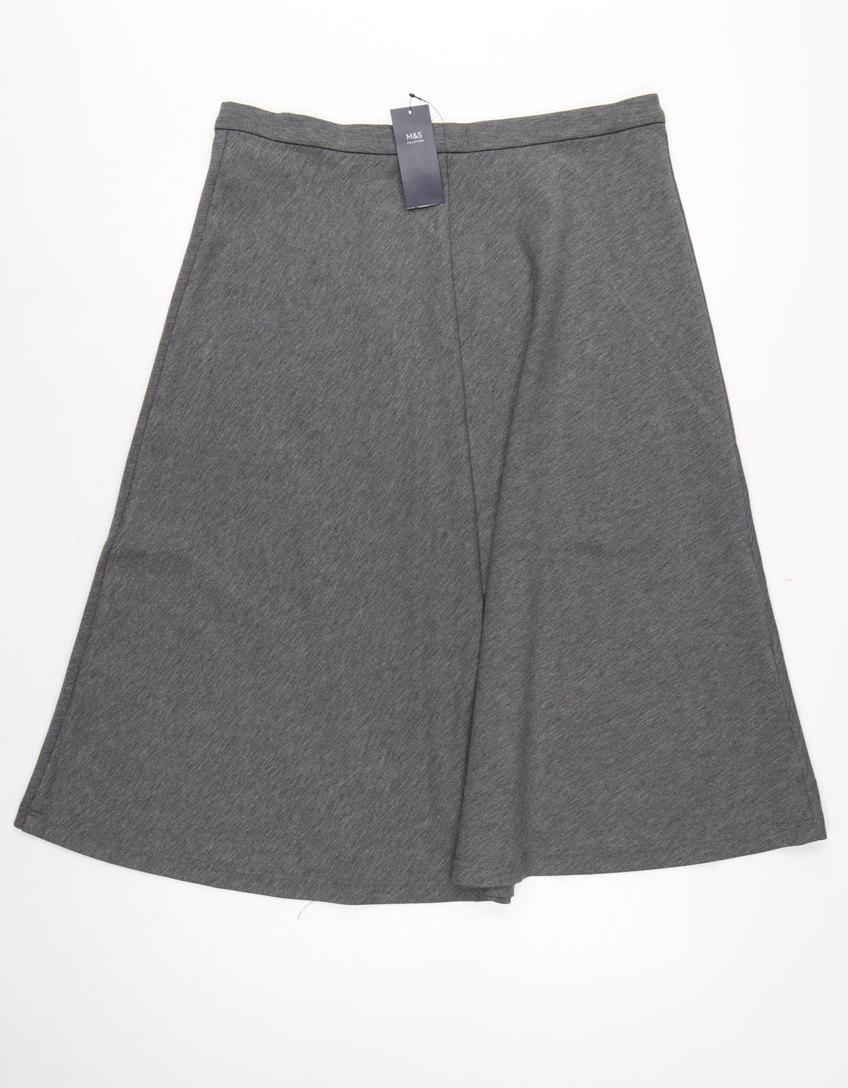Marks & Spencer Women's Grey Marl UK 18 Wrap Long Skirt
