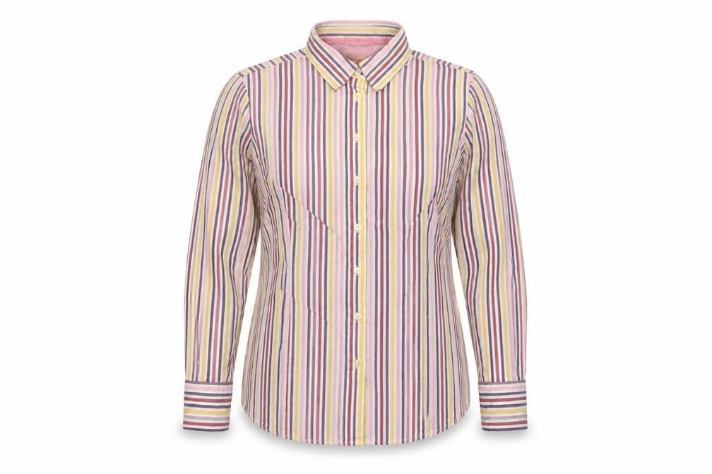 Musto Signature Women’s Multicoloured Striped Cotton Shirt UK 16