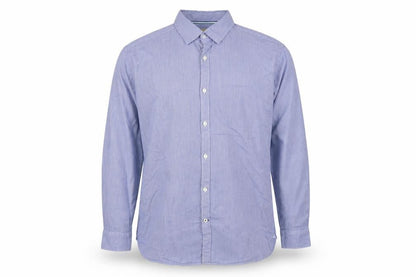 Marks & Spencer Collezione Men Blue Geometric Cotton Slim Fit Dress Shirt 2XL