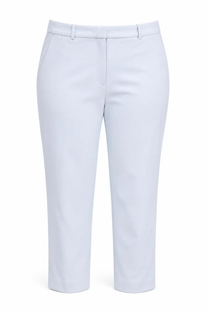 Marks & Spencer Women Grey UK 18 Long Tapered Tailored Dress Trousers NWT