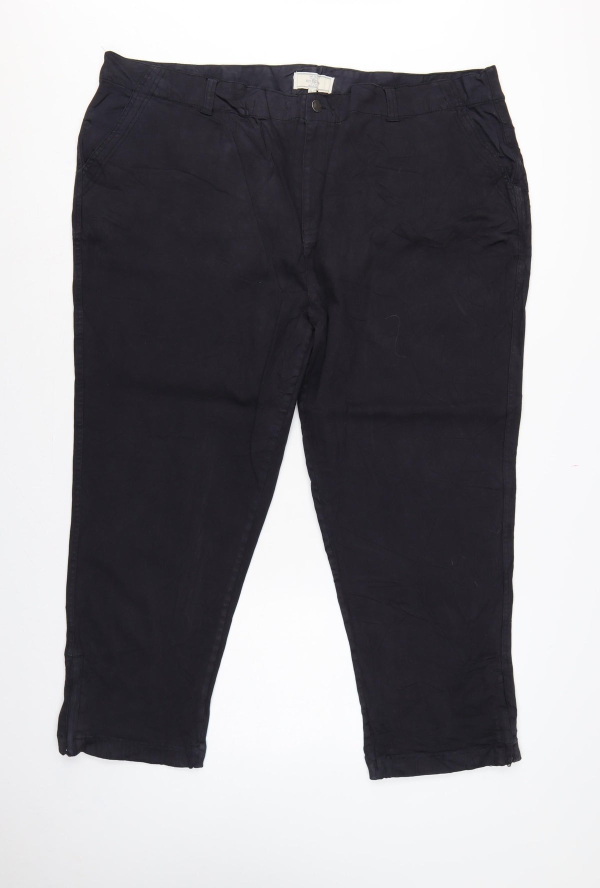 Fat Face Men’s Black Size 24 Tapered Stretch Cotton Blend Jeans Short