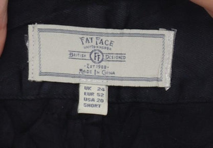 Additional view of FatFace Men’s Black, size 24, Tapered Stretch Cotton Blend Jeans Short