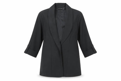 PRETTYLITTLETHING Women’s Black UK 8 Longline Tuxedo Blazer Jacket