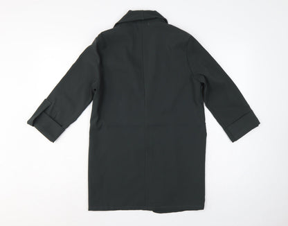 PRETTYLITTLETHING Women’s Black UK 8 Longline Tuxedo Blazer Jacket