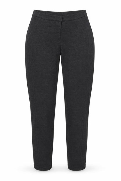 Mango Women Grey S Tapered High Rise Tailored Dress Trousers