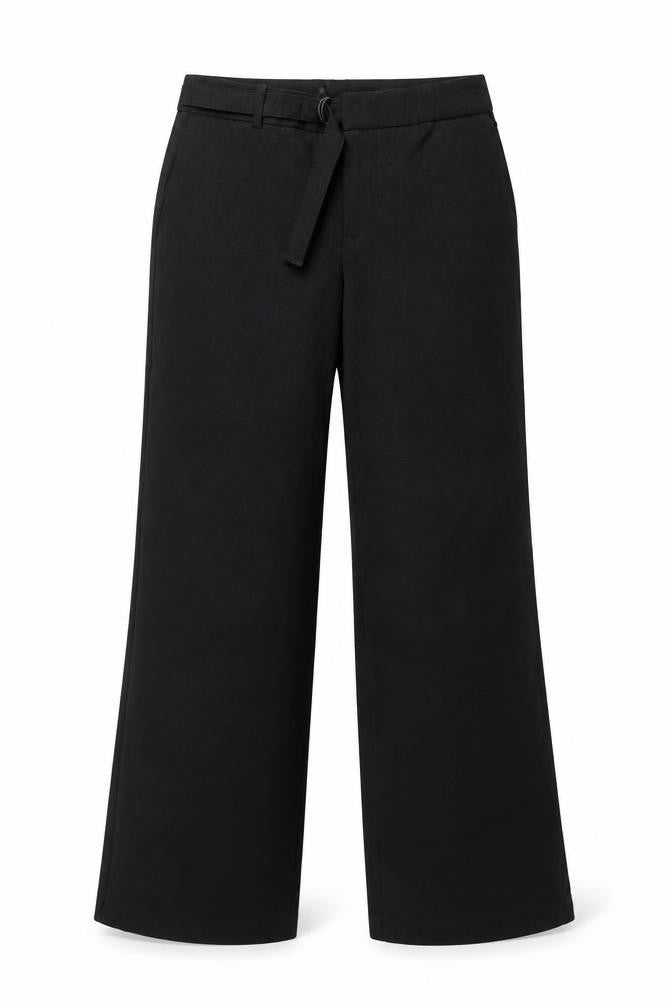 Mexx Women’s Black UK 12 Belted Bootcut Dress Trousers