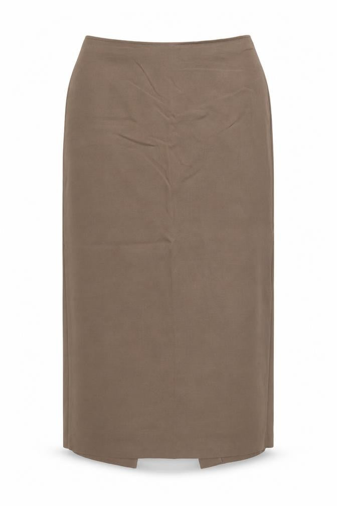 Marks & Spencer Women Brown UK 16 Long Pencil Skirt Lined Vintage