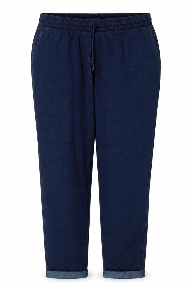 Marks and Spencer Women’s Blue Size 16 Short Tapered Stretch Trousers