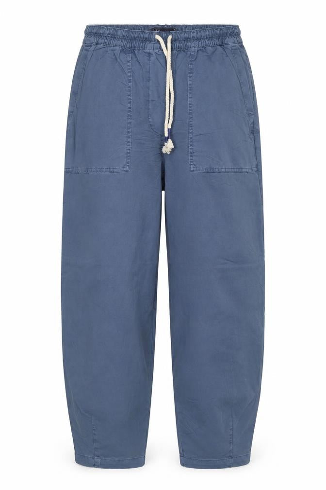 Marks & Spencer Women Blue Size 10 Long Cargo Drawstring Trousers