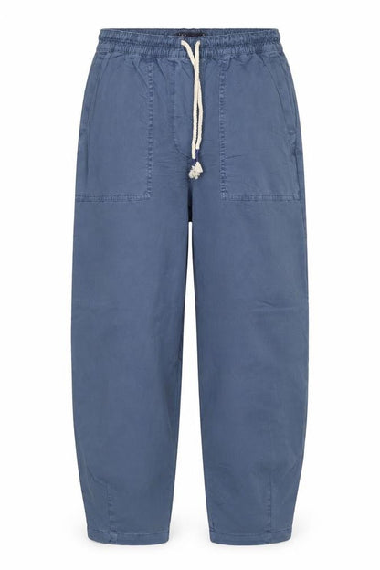 Marks & Spencer Women Blue Size 10 Long Cargo Drawstring Trousers