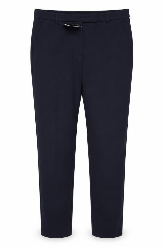 Marks & Spencer Women Navy Size 10 Regular Straight Dress Trousers