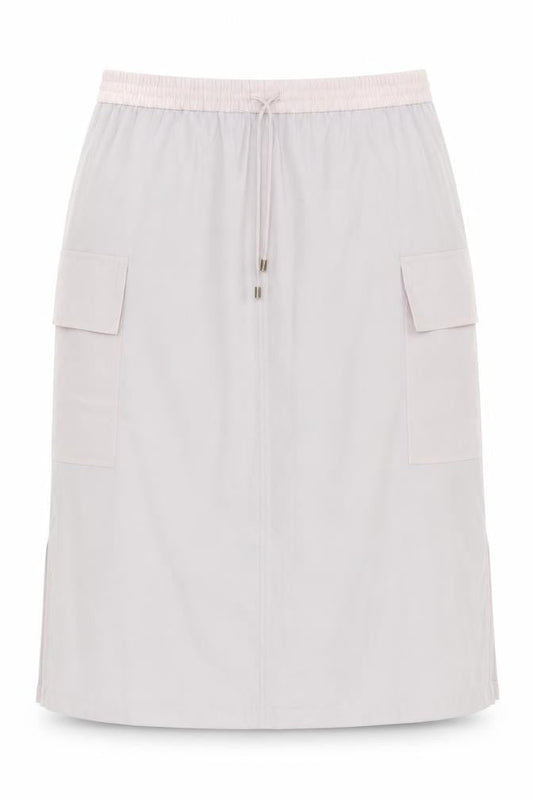 Marks & Spencer Collection Women Beige Size 20 Long Cargo Drawstring Skirt