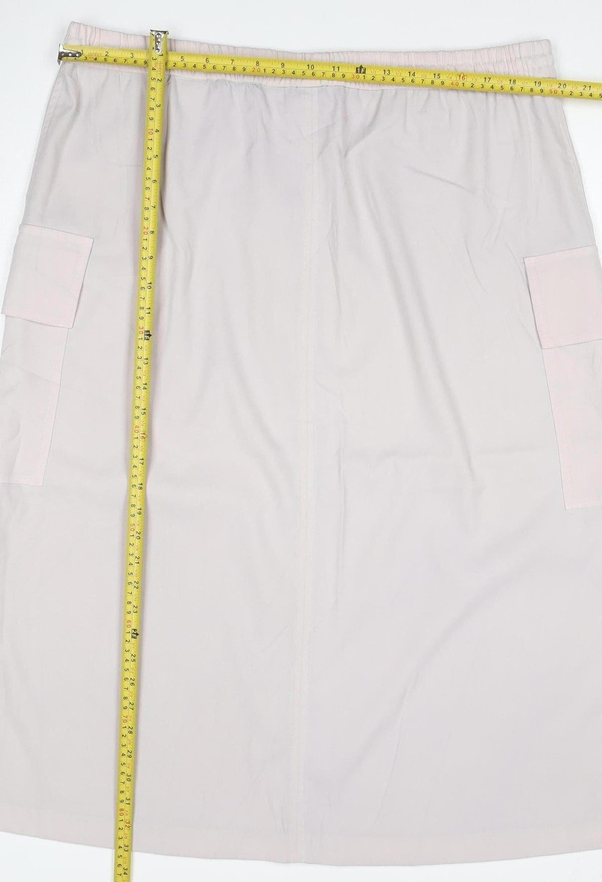 Marks & Spencer Collection Women Beige Size 20 Long Cargo Drawstring Skirt