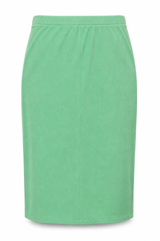Marks & Spencer Women Green Size 16 Rib Knit Midi Pencil Skirt
