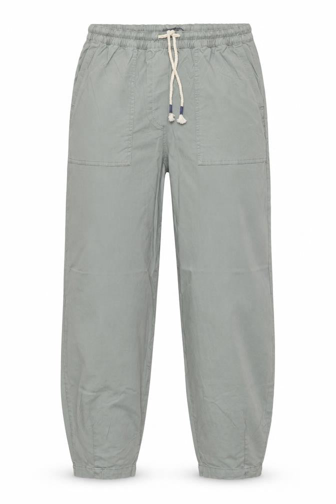Marks & Spencer Women’s Sage Green Cotton Drawstring Jogger Trousers UK 8
