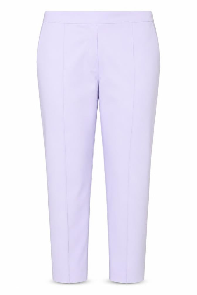 Marks & Spencer Women Lilac Size 22 Straight Elastic Waist Trousers