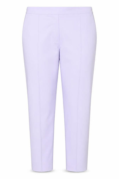 Marks & Spencer Women Lilac Size 22 Straight Elastic Waist Trousers