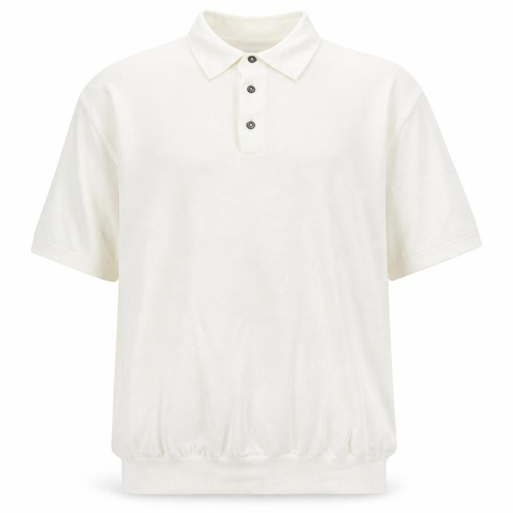 Marks and Spencer Men's Ivory 2XL Cotton Rich Short Sleeve Polo Shirt