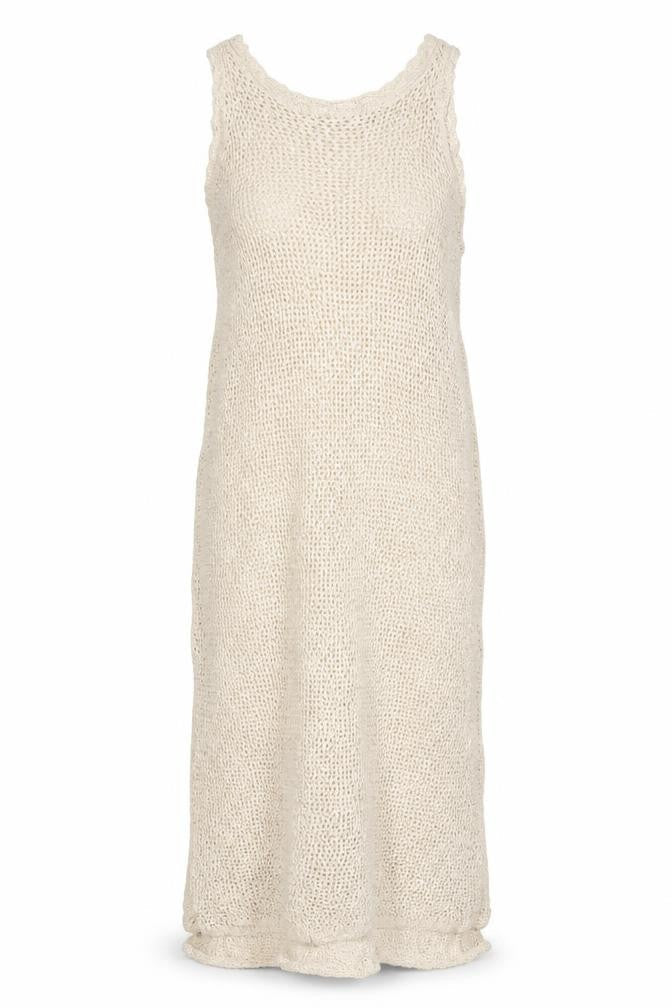Marks & Spencer Women Ivory XS Knit Jumper Dress Knee Length Casual