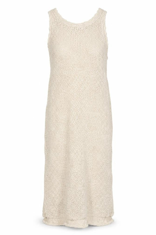 Marks & Spencer Women Ivory XS Knit Jumper Dress Knee Length Casual