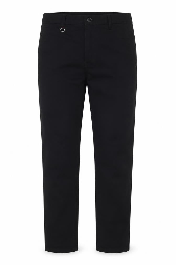 Zara Man Men's Black W32 Slim Stretch Chino Trousers