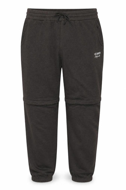 Lee Cooper Men’s Brown 2XL Fleece Jogger Sweatpants Drawstring