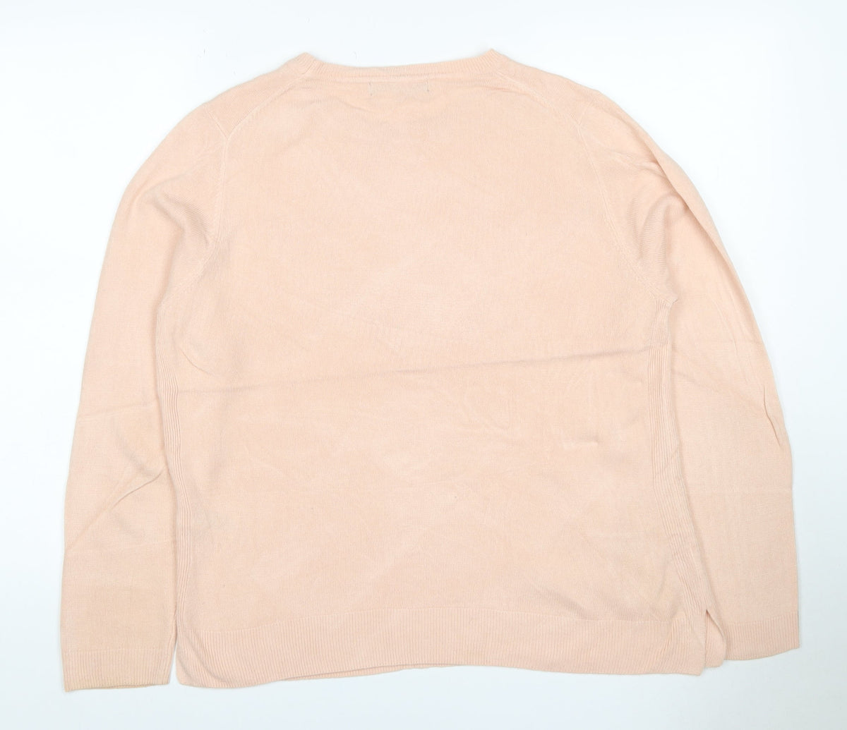 Marks & Spencer Women’s Pale Pink UK 16 Crew Neck Pullover Jumper