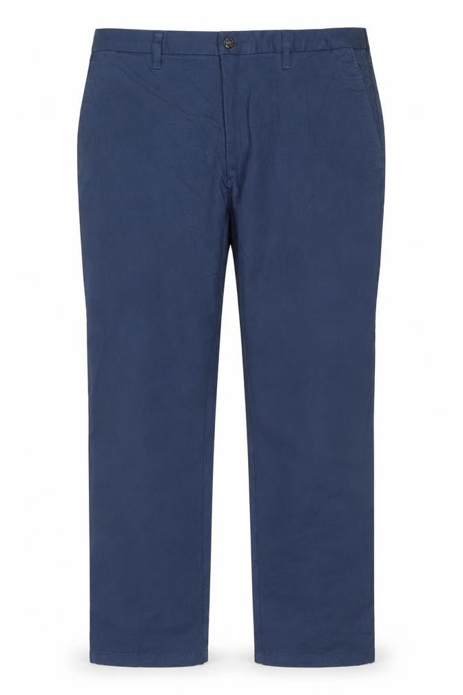 Marks and Spencer Men’s Blue 40W 29L Regular Fit Chino Trousers