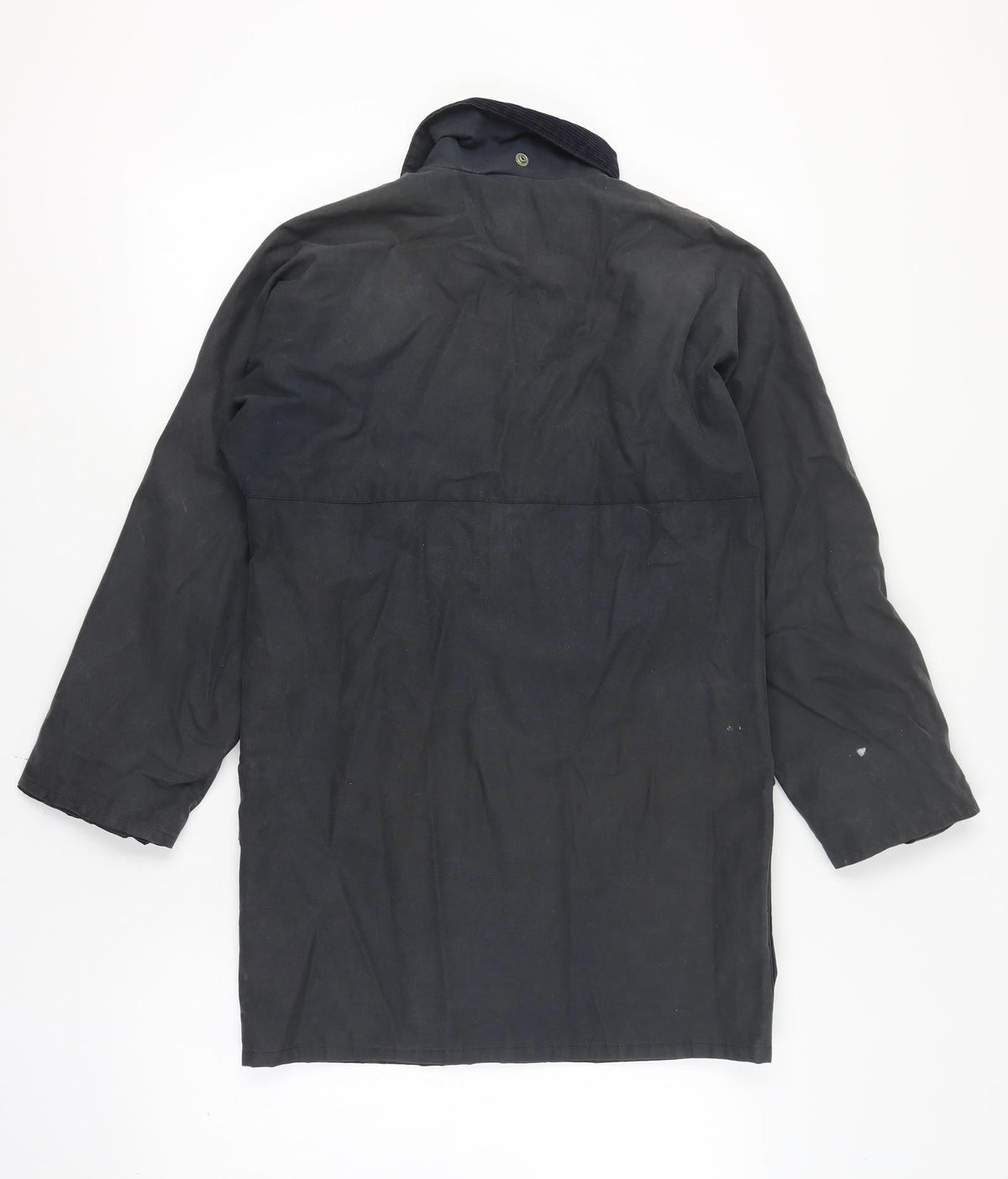 Oxford Blue Men’s 34 Navy Parka Jacket Long Outdoor Collared