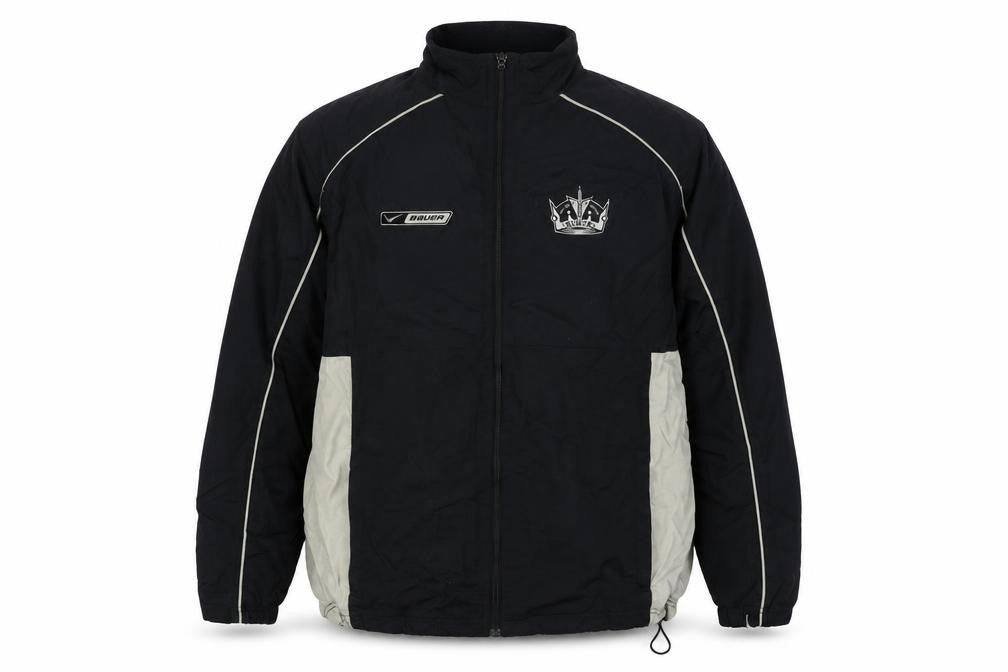 Bauer Mens Black M Basic Jacket Full Zip Hockey Logo Sports Coat