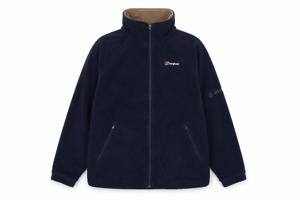 Berghaus Men’s Navy M Fleece Basic Jacket Full Zip Outdoor