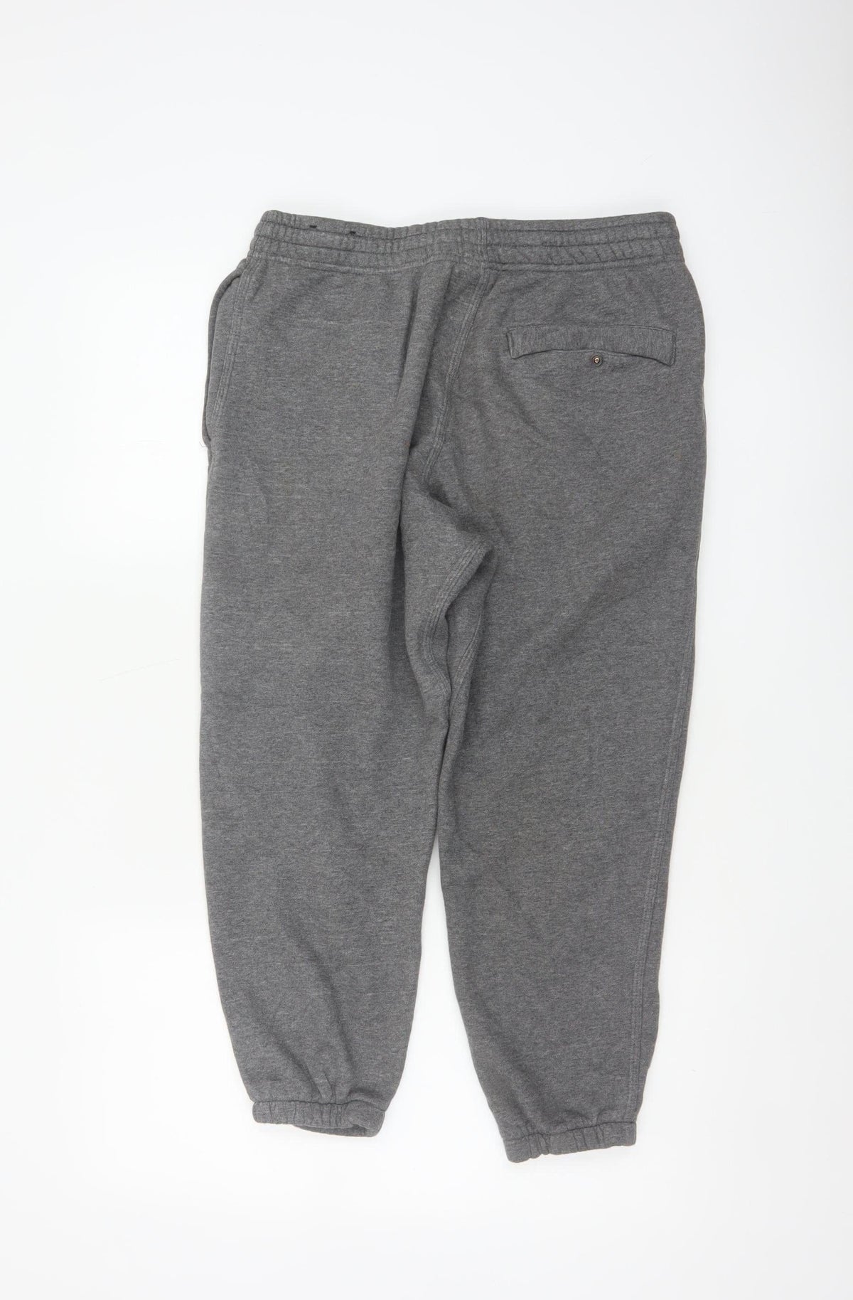 Nike Unisex Adults Grey M Jogger Sweatpants Elastic Waist Logo