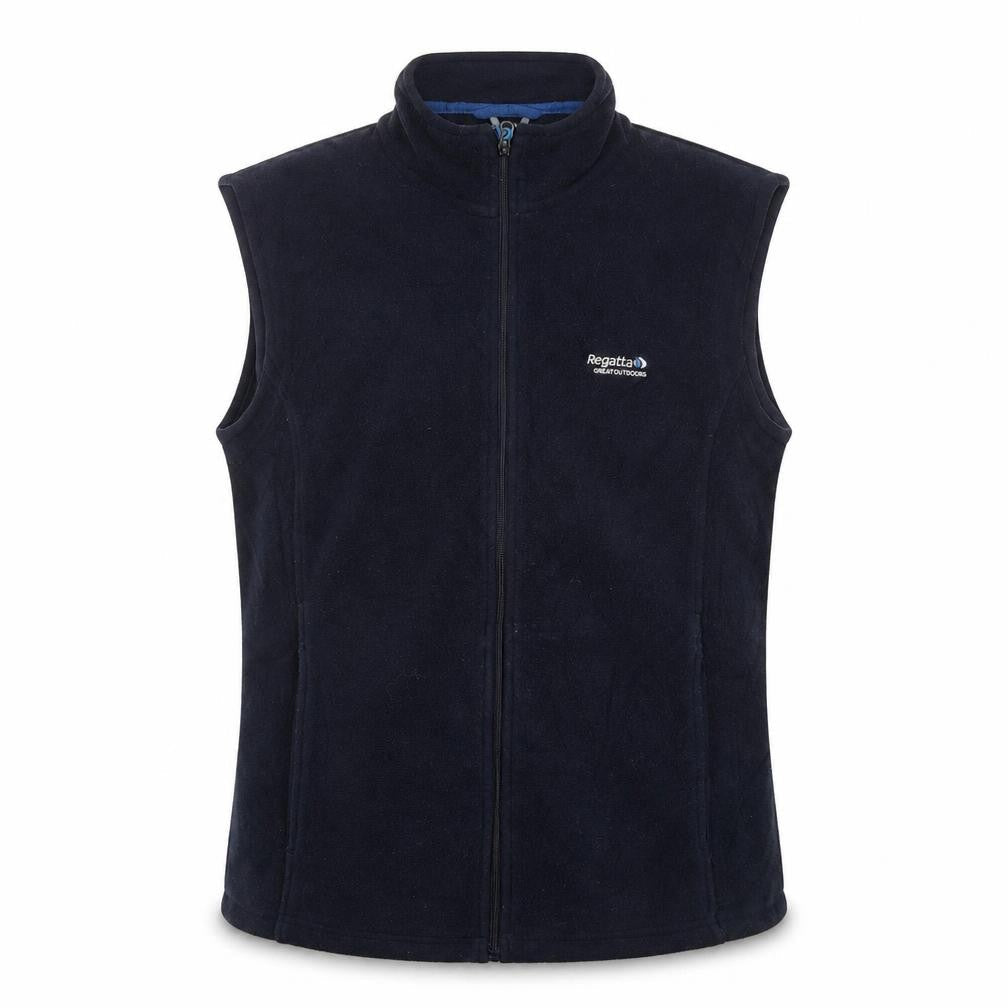 Regatta Men Blue M Fleece Bodywarmer Full Zip Outdoor Waistcoat